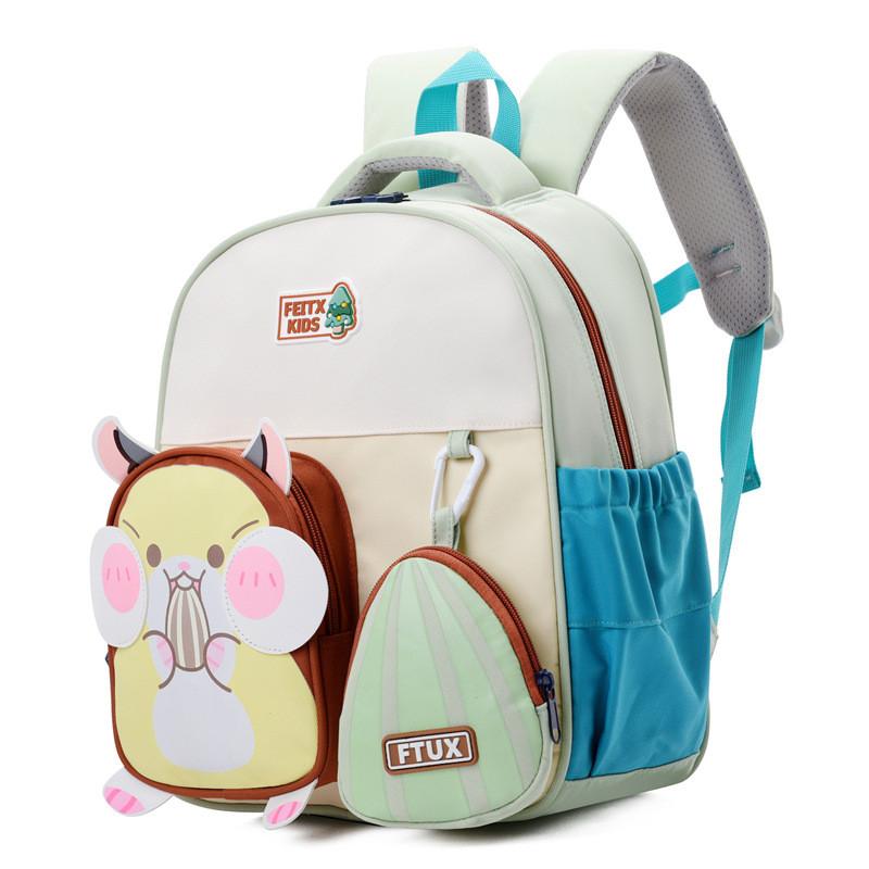 Adorable Lightweight Children's Backpack For Kindergarten Boys And Girls Cute Animal Design