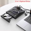 Внешний DVD-привод Type-C USB 3.0 Портативный Тонкий Оптический Привод Записывающее Устройство Читатель Плеер Лоток Типа Портативный Для для Ноутбука ПК