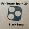 Для Tecno Spark 20 Задняя крышка камеры Задняя крышка объектива с рамкой Держатель Замена KJ5 KJ5n