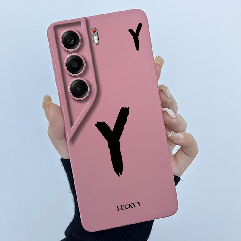 Чехол-бампер для Tecno Camon 40 Pro 4G, с lucky-буквой от A до Z, силиконовый, мягкий, для Tecno Camon40 40Pro CM5 CM6