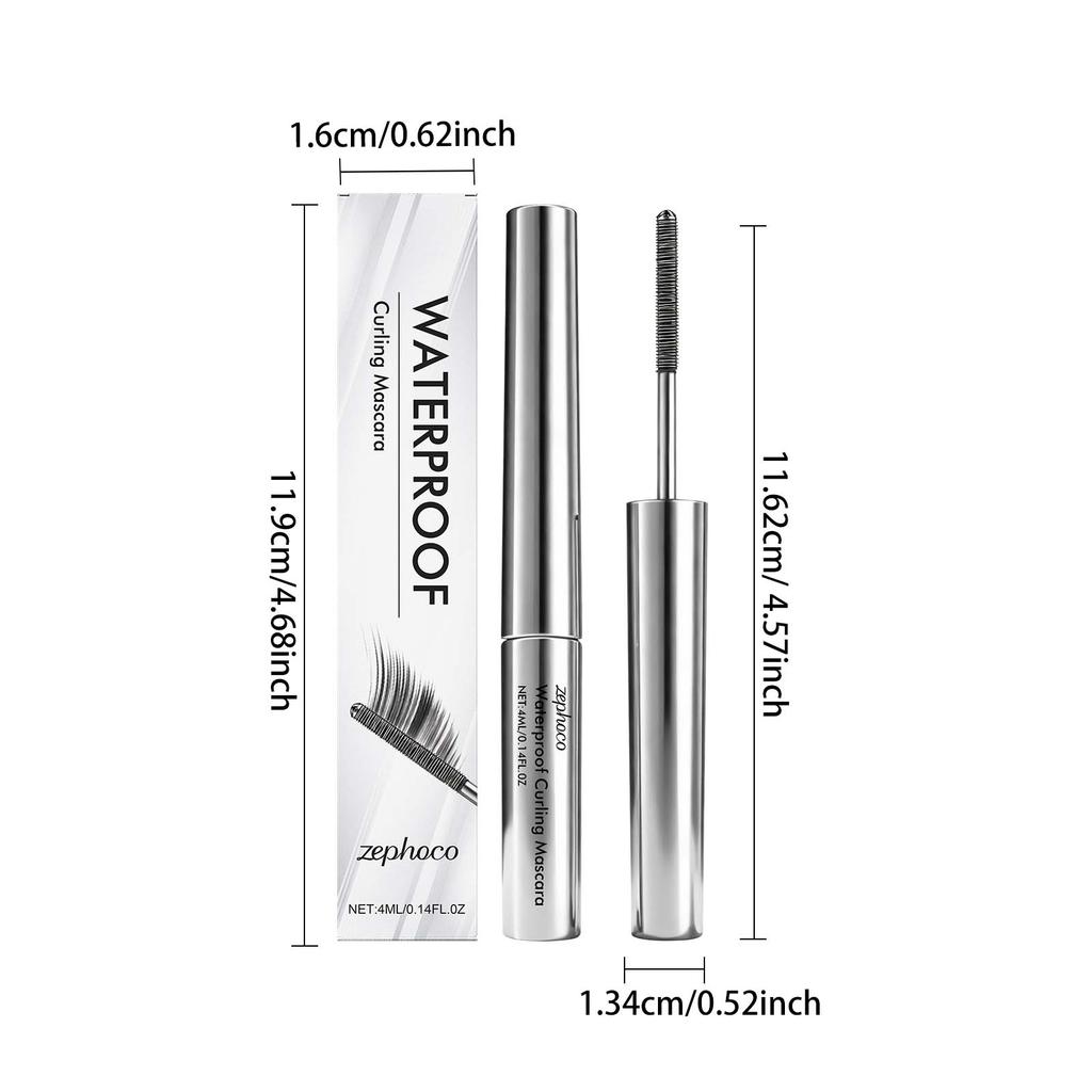 Тушь для ресниц Водостойкая тушь для ресниц Smudgeproof Удлиняющая ресница Fiber Filling