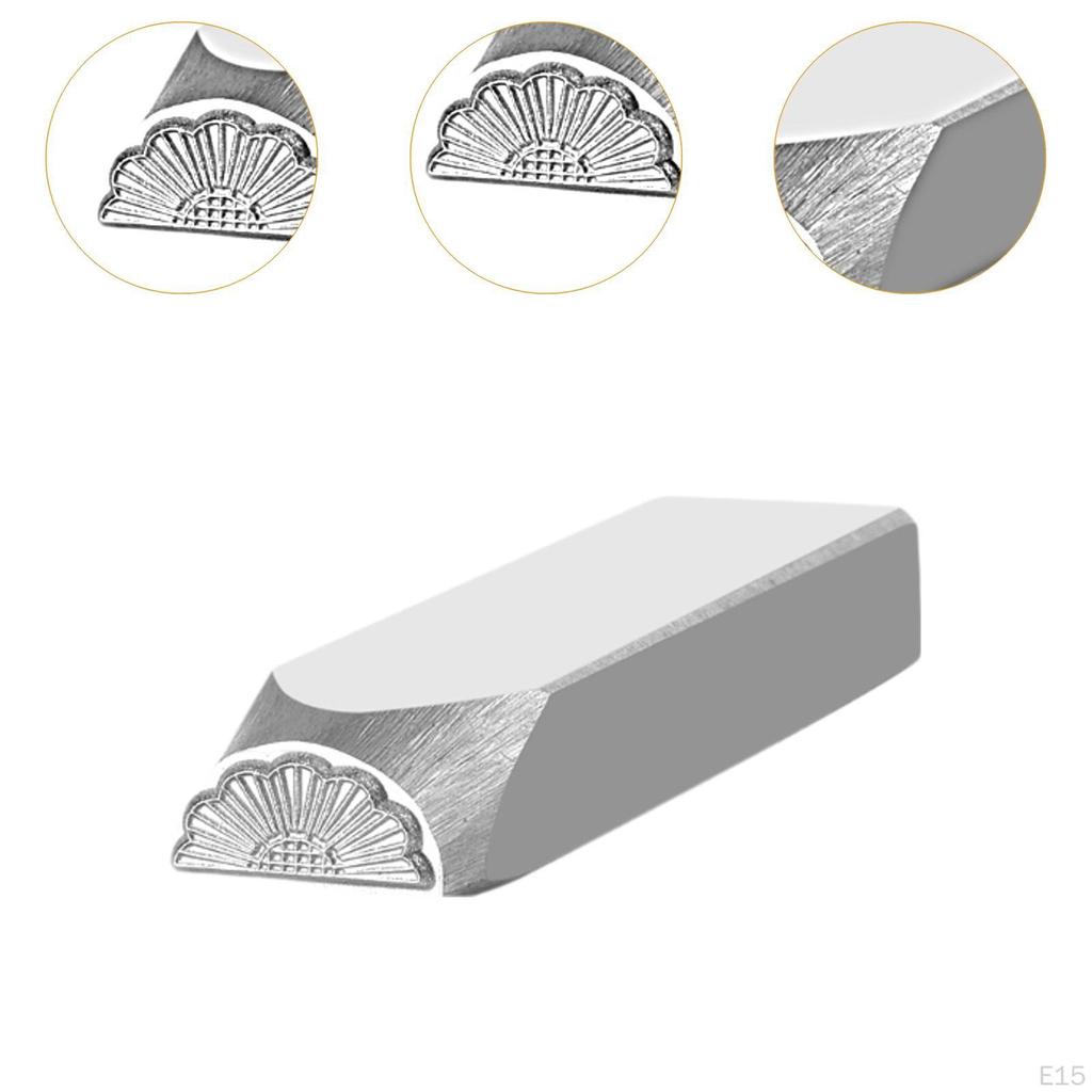 CNC Engraved Steel Stamp for Jewelry Making and Metalworking Projects