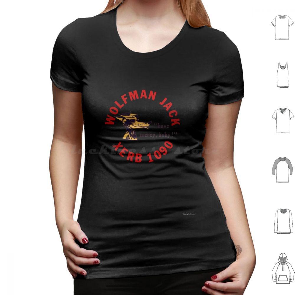 Xerb Radio Wolfman Jack T Shirt Big Size 100 Cotton American Graffiti Xerb 1090 Howl Like The Wolfman