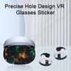 Наклейка для VR-очков Уникальный прозрачный узор Защитная от царапин Легко устанавливается Наклейка для очков VR-гарнитуры для PS VR2
