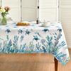 Синяя морская черепаха Морские водоросли Прямоугольная водонепроницаемая скатерть Декор для вечеринки Моющаяся Фермерский дом Кухня Обеденный стол Скатерть Декор для пикника