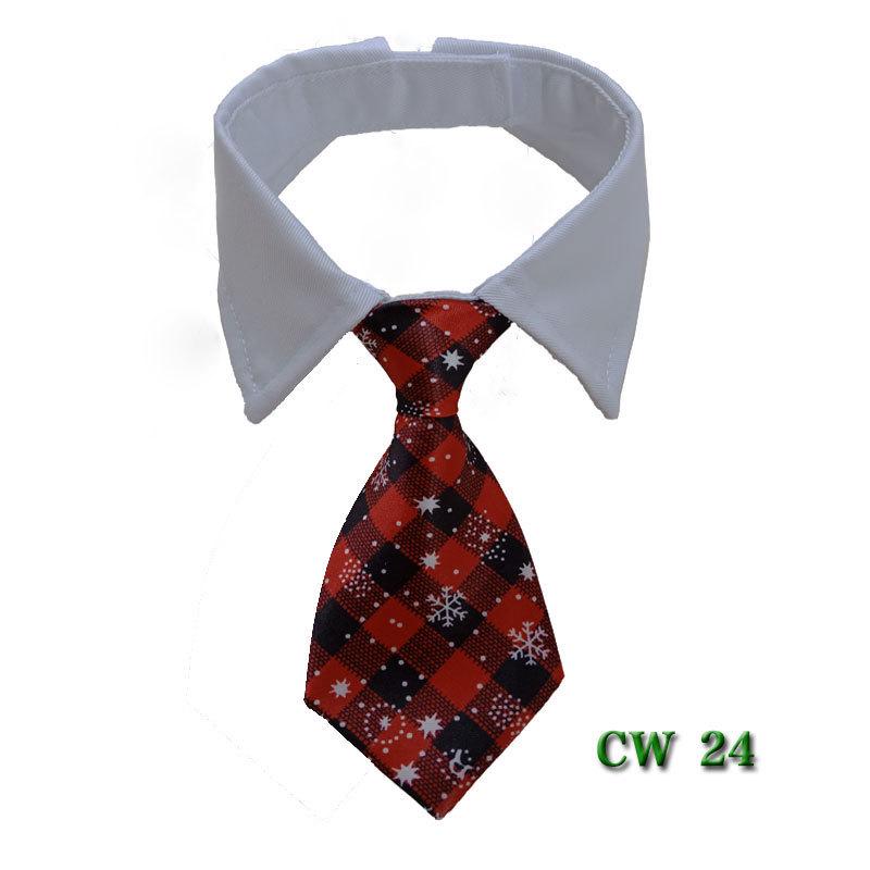 Полосатый ошейник-бабочка и шарф для собак