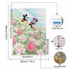 Full Round Diamond Painting Minnie Mickey Holding Hands Art Rhinestone Picture Mosaic DIY 5D Cross Stitch Embroidery Home Decoration