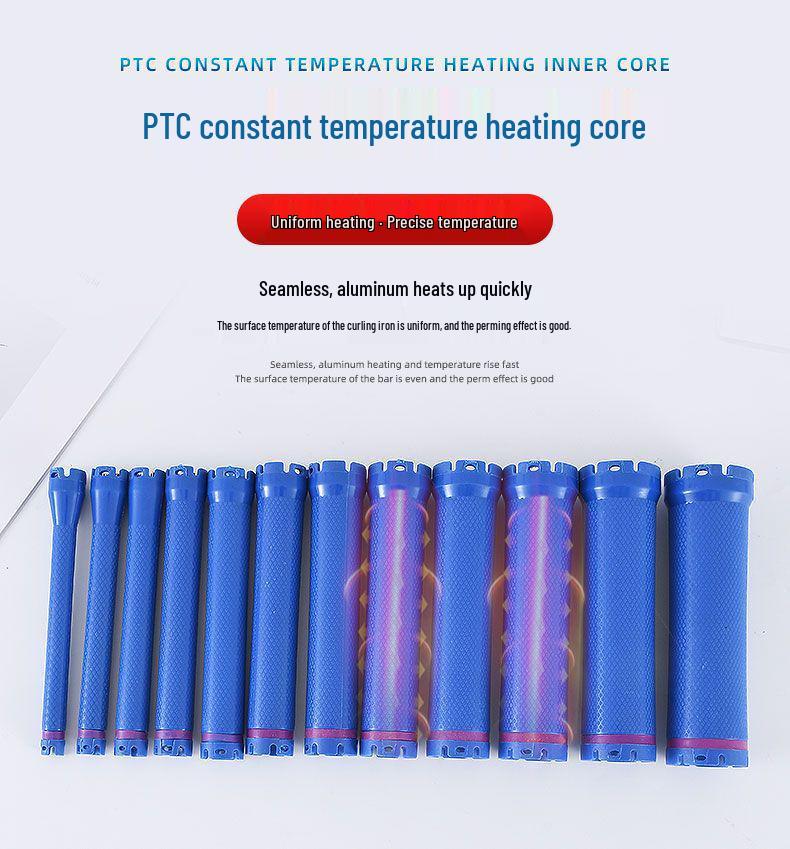 Цифровые плойки для завивки волос 24 В: Длинные термобигуди для салонного использования, Черный стиль "Вихрь"