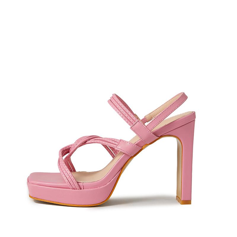 Летние женские сандалии-гладиаторы на высоком каблуке 11 см и 2 см на платформе, фетишные сандалии-гладиаторы на массивном блочном каблуке, подиумная обувь для ночного клуба и выпускного вечера