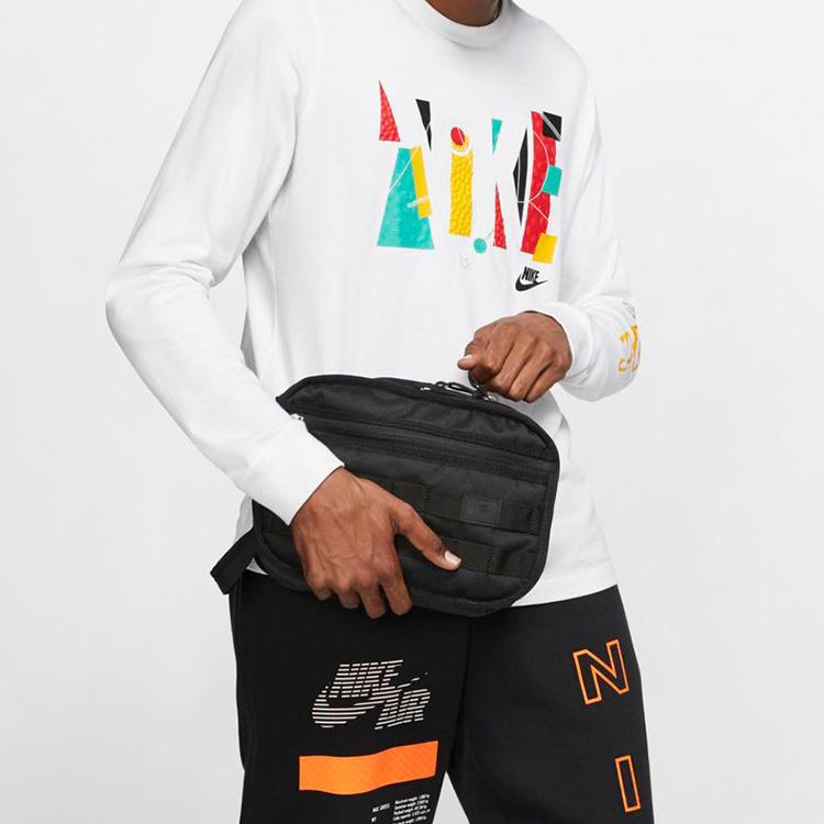 Nike Спортивная одежда Rpm Повседневная Практичная Спортивная Полиэстер Ручная Поясная Сумка Унисекс Сумки Черный CQ3834-010