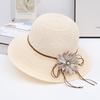 Summer New Women's Outdoor Sunshade and Sun Protection Straw Hat Beach Hat UV Resistant Sun Hat