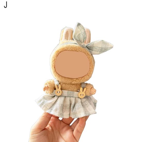 Набор одежды для куклы 17 см Набор из 2 предметов Юбка с головным убором Наряд для игры Одежда для куклы Модные аксессуары для куклы