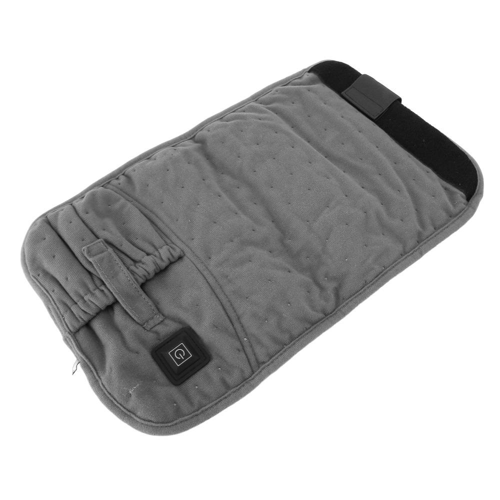Gray Heated Back Wrap 30-50°C USB Back Heating Pad Electric Back Heating Pad  Back Pain Relief