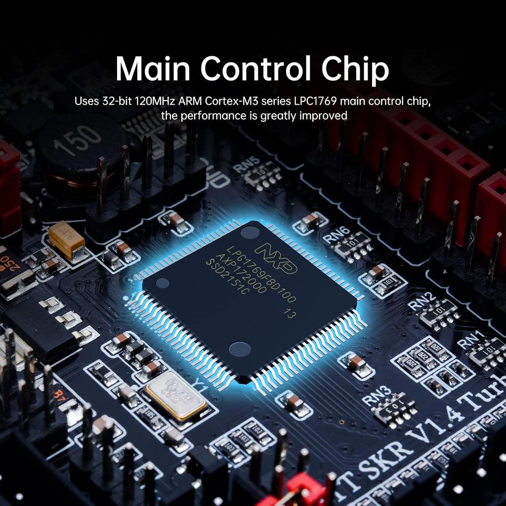 BIGTREETECH SKR V1.4 Turbo 32-битная плата управления DIY для большинства FDM 3D-принтеров, материнская плата, совместима с сенсорным экраном серии TFT / 12864LCD, поддержка