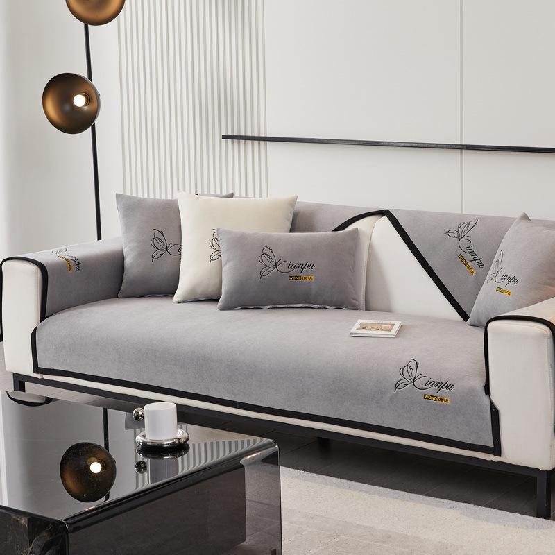 Chenille Sofa Cushion New Four-season Anti-slip Sofa Cushion Light Luxury High-end Sofa Cover Cloth