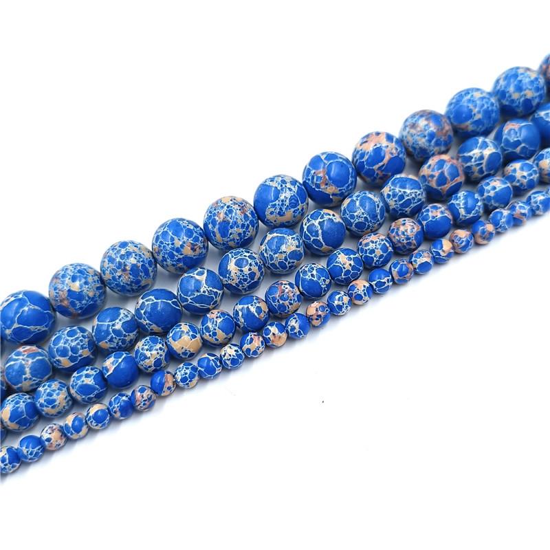 4/6/8/10 мм Изготовление ювелирных изделий для ожерелья, бусины из натурального камня, браслет, мода, сделай сам, материал для бисероплетения, серьги, шнурок