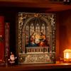 Ренессанс Календарь Адвента «Святое Семейство» 24-дневная коробка для отсчета Рождества с библейскими рождественскими украшениями
