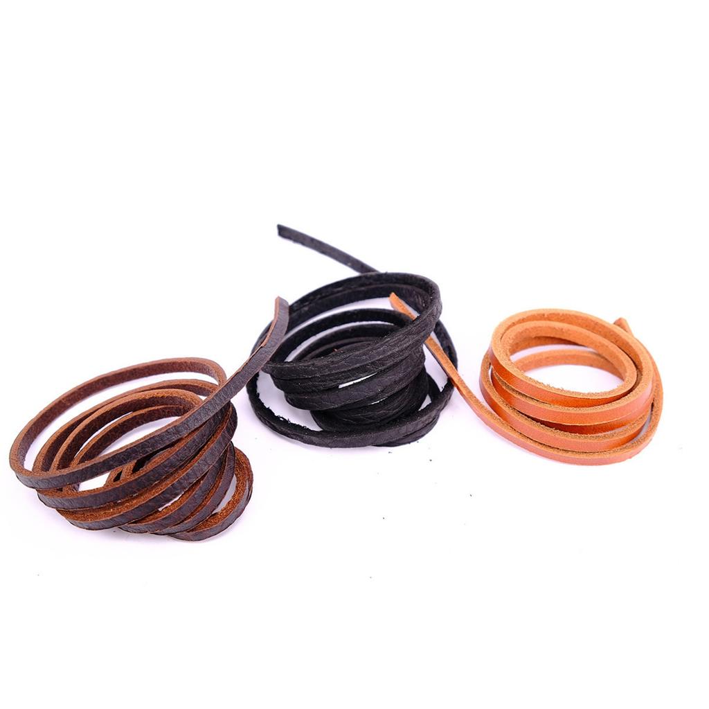 Искусственная кожаный шнур 1 м для изготовления украшений и поделок, шнур для браслетов, практичная нить для ожерелий, плетеная нить-веревка