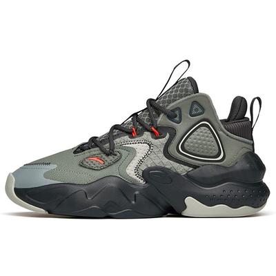 Badass Weifeng 2 нескользящие износостойкие кроссовки средней высоты для пап, мужские кроссовки светло-серые 112148080-3