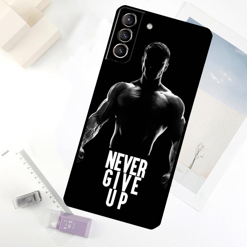 Bodybuilding Gym Fitness Phone Case For Samsung Galaxy S25 FE S20 FE S21 S22 S23 S24 S25 S26 Ultra S10 S25 Plus Cover