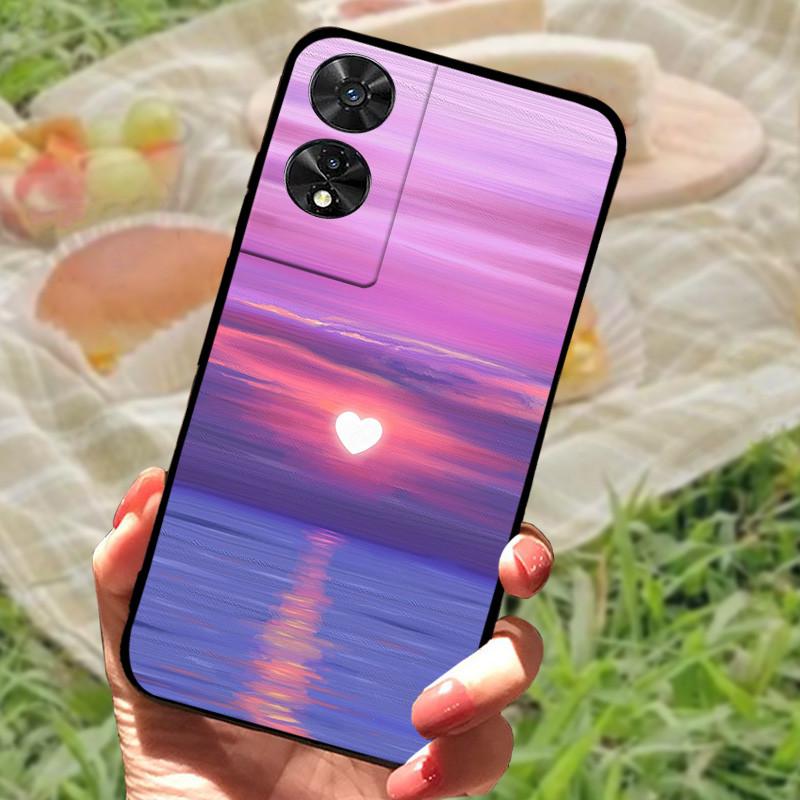For TCL 505 Case Cover For TCL 50 SE Silicone Soft Marble Black Bumper Funda Coque for TCL 50 5G Full Protective TCL505 TCL50 SE