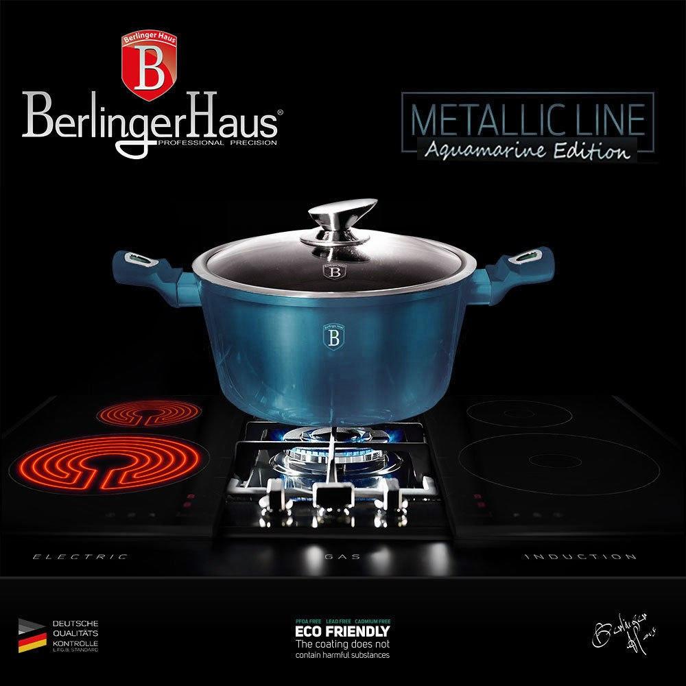 Berlingerhaus Aquamarine Bh-6152 Granite Cookware Set