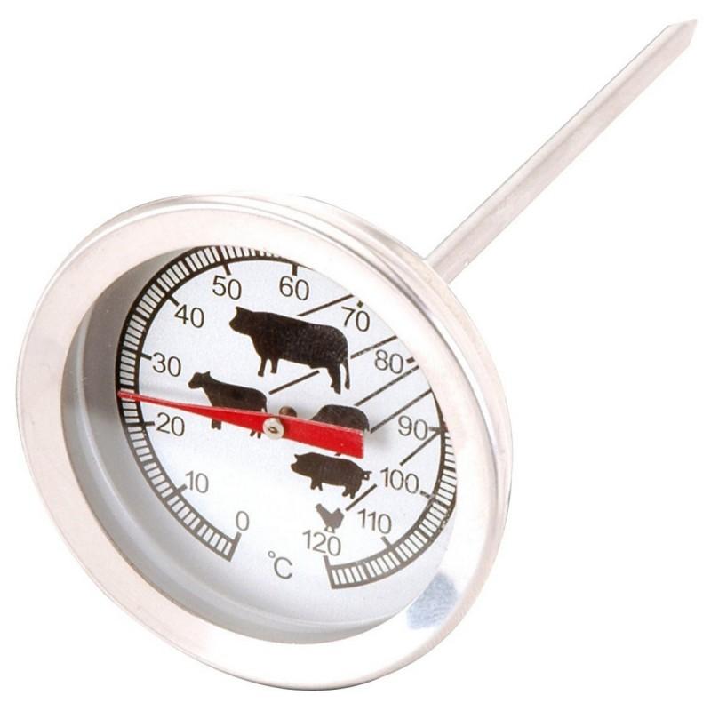 Excellent houseware Meat Thermometer 10 X 10 X 5 Cm Stainless Steel