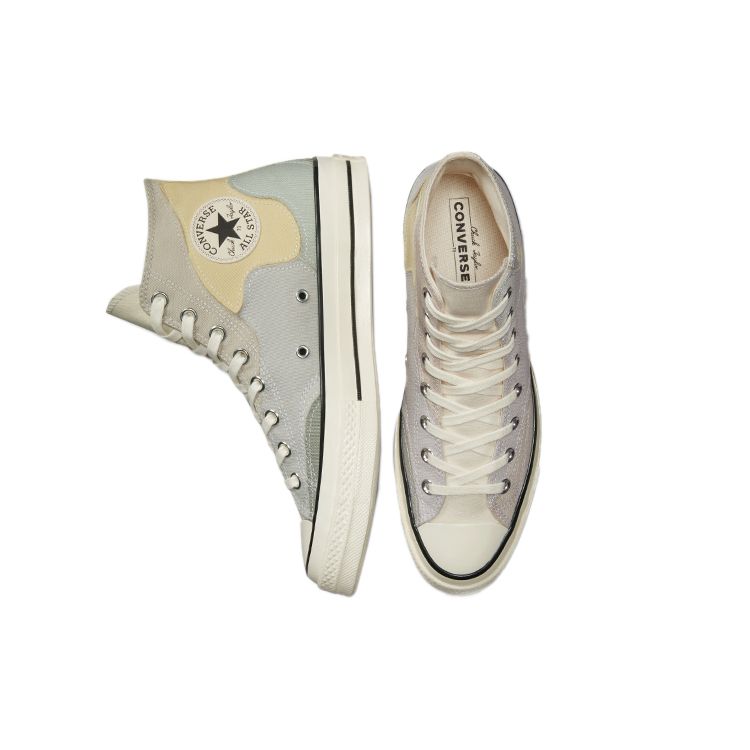 Converse Chuck 70 High Crafted Patchwork - Desert Sand Унисекс Кроссовки Песочный Лимонный A03293C