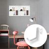 10Pcs Storage Rack Organizer Hole Board Hook J Shape Pegboard Hook Durable Oblique Hanger