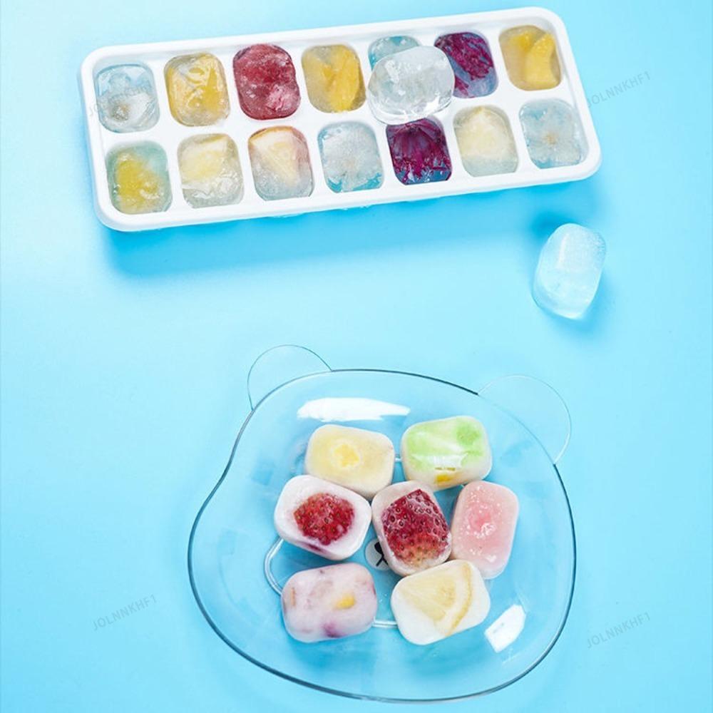 Xiaomi 42 Grid Ice Cube Tray Silicone Mold Square Ice Cube Tray Mold with Lid Ice Cube Maker Bar DIY Drinks Iced Cocktail Freeze Tool