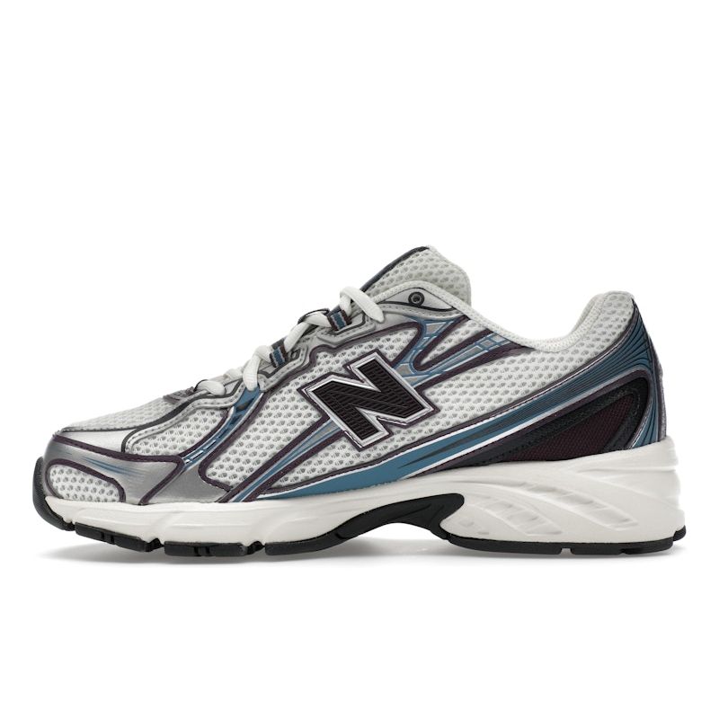 New Balance 740v2 Морская соль Слива Унисекс Кроссовки Кремовый Сливово-коричневый Террариум U740PB2