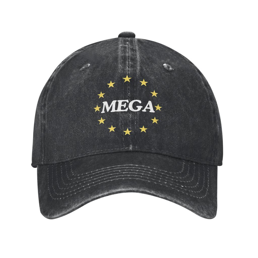 MEGA Make Europe Great Again Baseball Cap Sun Hunting Camping Dropshipping Washed Trucker Hat Unisex Unisex Stylish Snapback Cap
