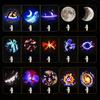 Gifts for Men Women Mini Star Projector Night Light, Nebula Ceiling LED Lamp, USB Flexible Bedside Reading Light Starry Sky Car Interior Ambient Lamp