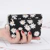 Daisy Coin Purse Women Mini Wallets With Zipper Keychain Card Holder Wallet