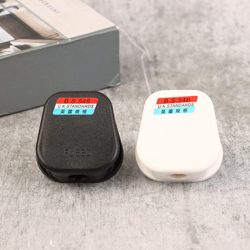 Uk Standards British Mains Square Pin Plug 3 Pin 13A Plugs Grounded 230V 3Pin Fused Adaptor Power Cable Connector Wire Converter
