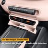 For BYD Seagull Dolphin Mini Surf -2025 Center Console Air Vent Cover Storage Box with USB Plug Organizer Case Accessories