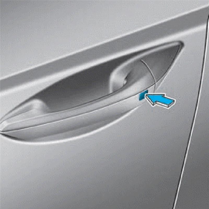 N29R_Hyundai IONIQ 2016-2020 1Pair Exterior Handle Button, Part No. 82661G2720