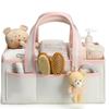 Large Capacity Nursery Storage Basket Felt Diaper Bag  Gift for Baby Shower