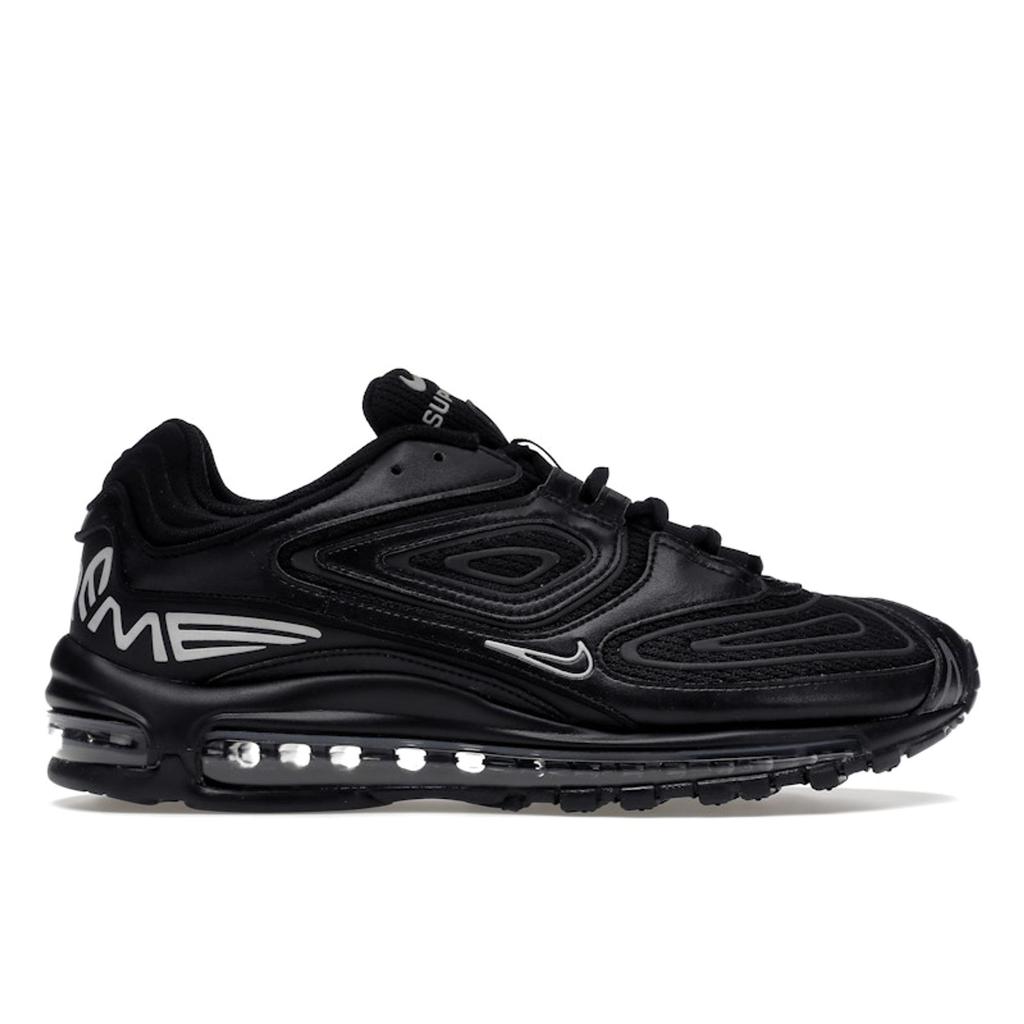 Supreme X Nike Air Max 98 TL SP Black Men Sneakers Metallic-Silver DR1033-001