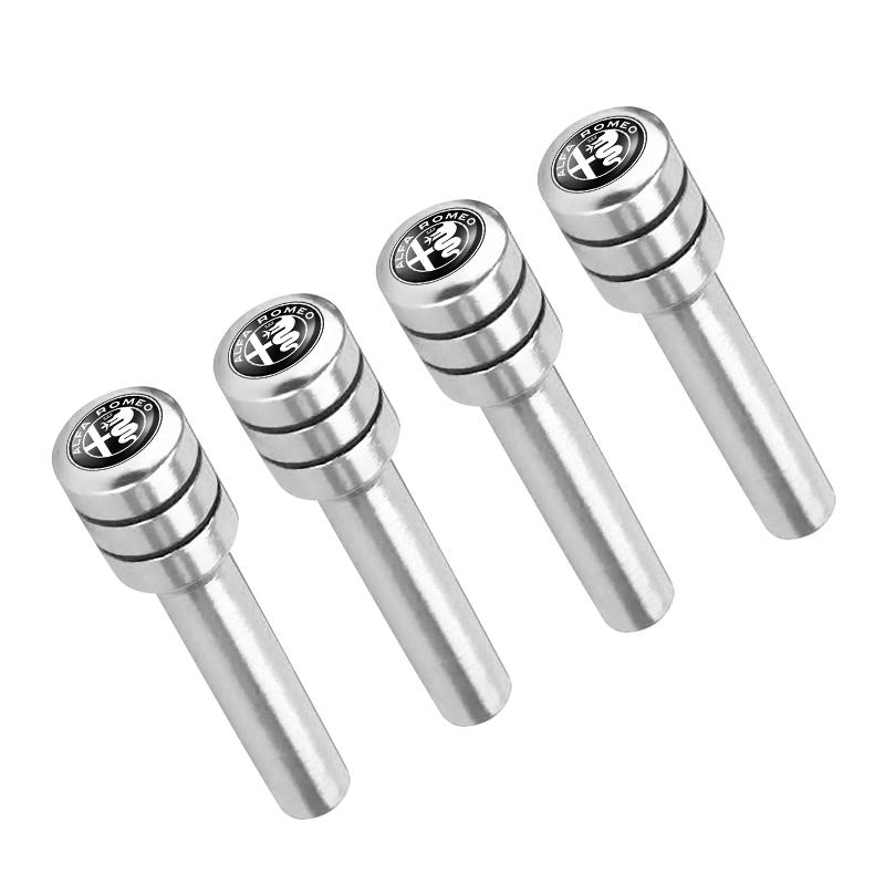 Для Alfa Romeo 2/4 шт. Штифт замка двери автомобиля Стержень замка двери Ручка двери Ручка для вытягивания Страховка безопасности Для Alfa Romeo serpent Giulia 159 156 MIT