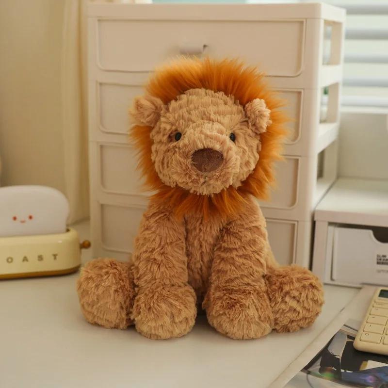 Симуляция Маленький Лев Мягкая Игрушка Fuddlewuddle Лев Милый Лесной Животный Маленький Лев Кукла Подарите Детям Успокаивающую Куклу
