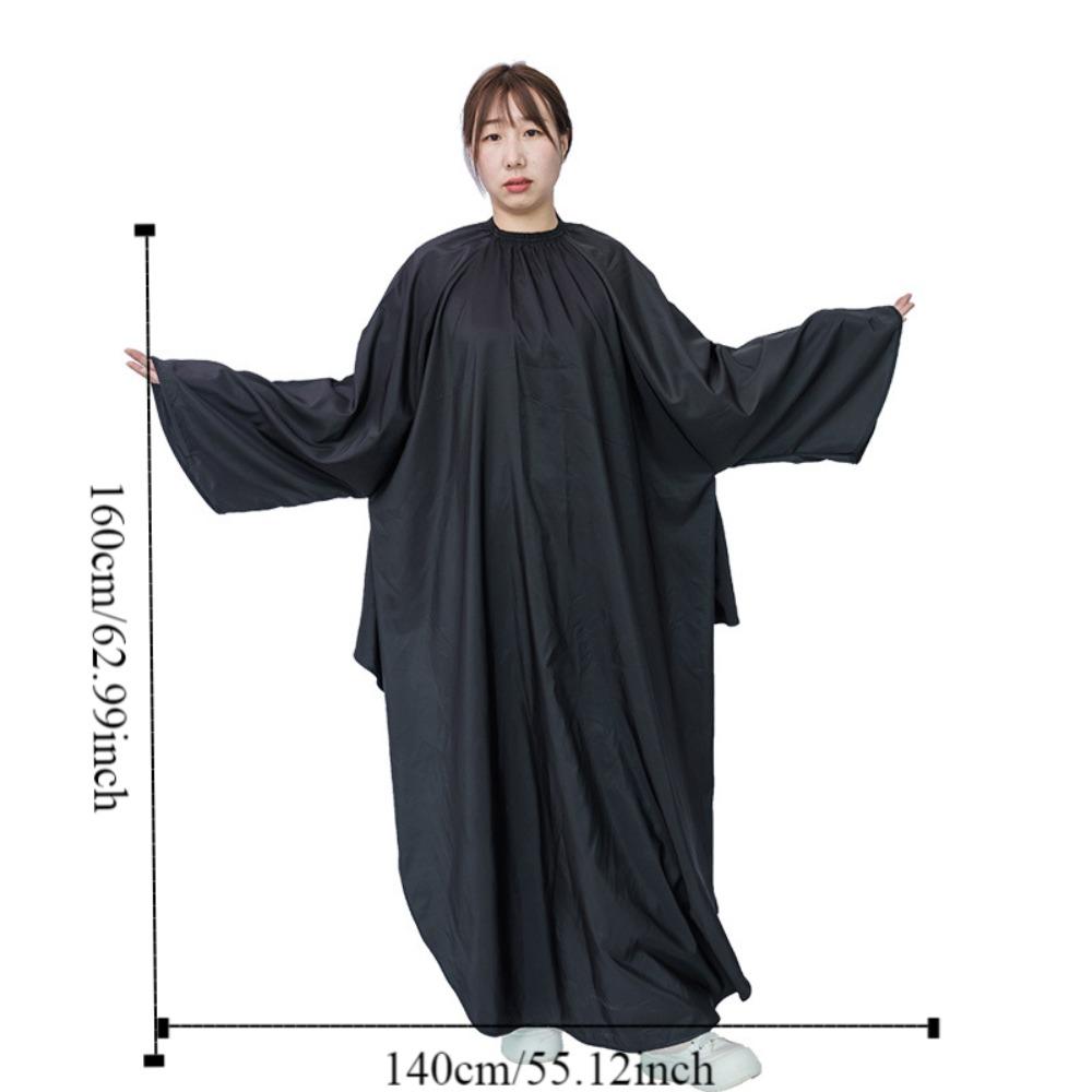 Профессиональная накидка с длинным рукавом для стрижки волос, водонепроницаемая, салонная парикмахерская ткань, парикмахерская