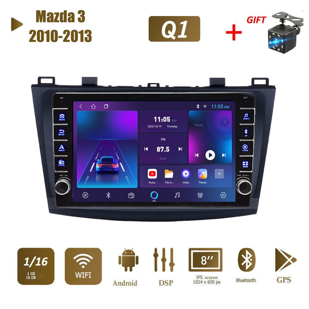 icreative 2 Din Android автомобильный радио мультимедийный видеоплеер для Mazda 3 2010-2013 с кнопкой Carplay WiFi BT 2 + 32 ГБ
