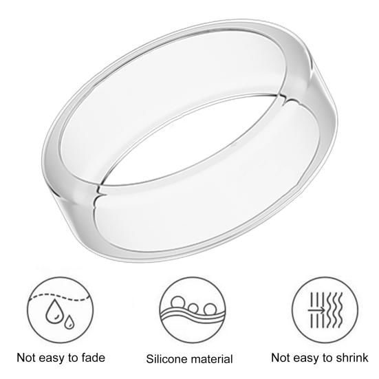 Силиконовый защитный чехол для кольца Oura Ring Gen 3. Рабочая защита от падения и выскальзывания. Эластичный чехол S/M. Универсальный размер. Простота в использовании. Смарт-кольцо. Эластичный чехол.