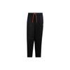 Neo Logo Print Stripe Pattern Drawstring Straight-Leg Sweatpants Men Bottoms Black HZ2428