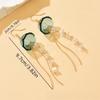 1Pair Dreamy Long Pendant Earrings Elegant Earrings Jellyfish Tassel Earrings  Jewelry Accessories