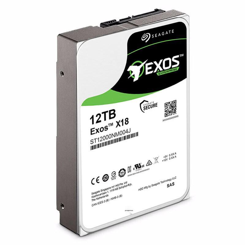 Seagate Exos X18 12TB Enterprise SAS Hard Drive