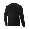 Li Ning Fitness Series Sweatshirt Men's Black/Banana Leaf Green Pyrography AWDV119-1