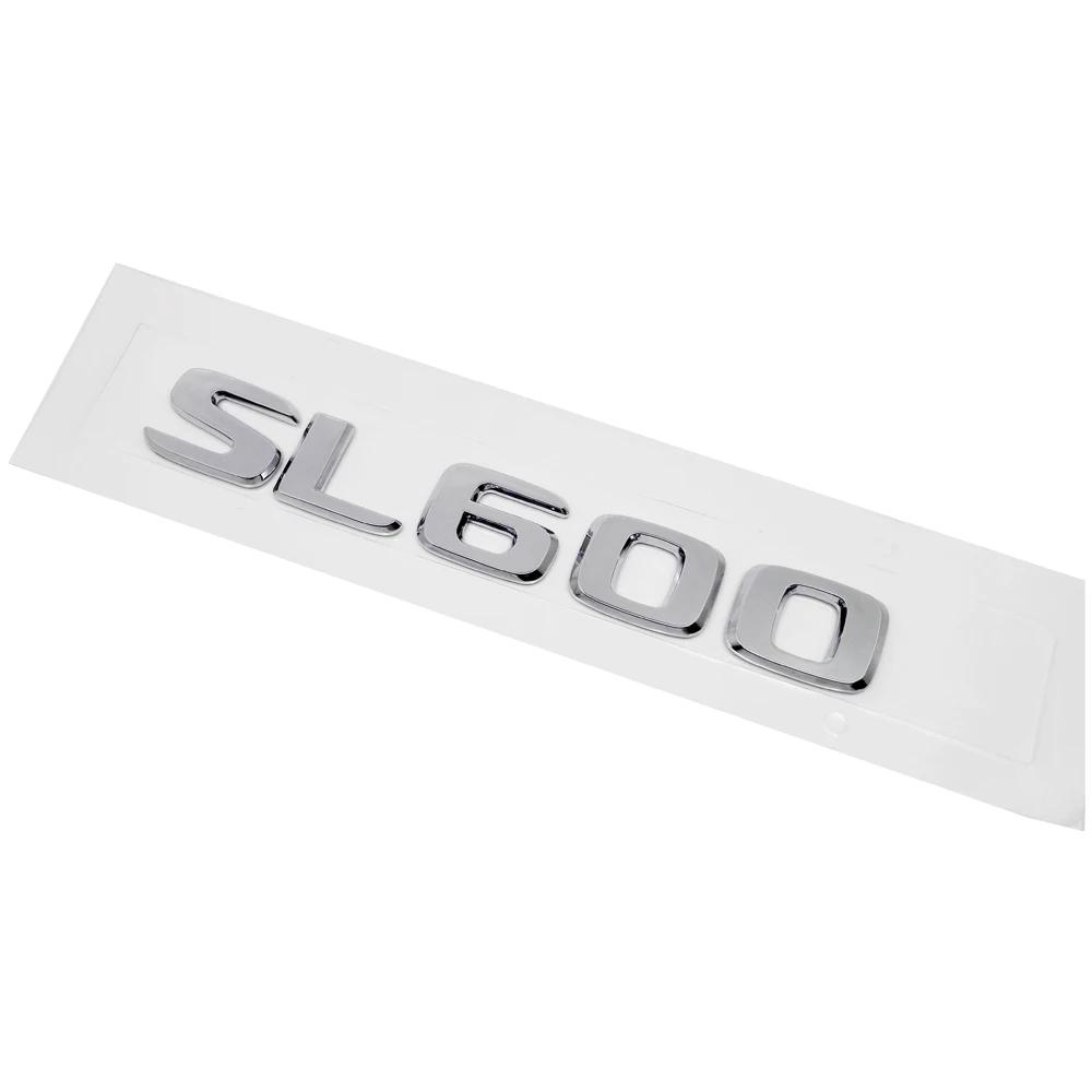 ABS Plastic SL320 SL500 SL600 Trunk Rear Logo Badge Emblem Sticker For Mercedes Benz S Class R107 R129R230 R231 DF5