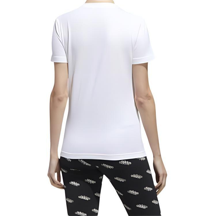Adidas T Shirts Women's Crew Neck Moderate Straight Fit FM6174